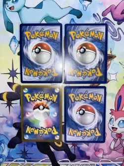 Pokemon TCG Leafeon V and Glaceon V Lot of 4 Cards NM Crown Zenith Eevee Heroes - Image 2