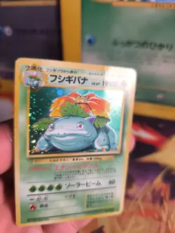 Pokemon Karte Card Bisaflor Venusaur Base Expansion Set Holo Wotc japanese PL - Image 2