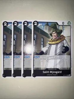 One Piece TCG OP13-092 Staint Mjosgard X4 Playset Card Game CCG Eng - Image 1