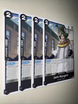One Piece TCG OP13-092 Staint Mjosgard X4 Playset Card Game CCG Eng - Image 2