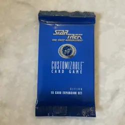 Star Trek The Next Generation CCG Limited Ed 15 Card Expansion Set Sealed Pack - Image 1