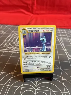 Vintage 1999 Pokemon Shadowless Dragonair 18/102 Card NM - Image 1