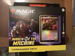 Magic The Gathering March Of The Machine Commader Deck,growing Threat 2023 - Image 1