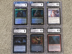 MTG CGC graded lot x6 CGC 9, 8.5 ,8 foil rare Magic the Gathering - Image 1