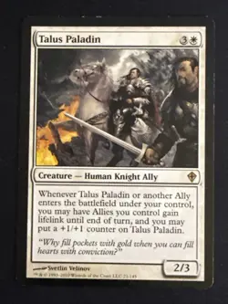 1x Talus Paladin (21) Worldwake MP MTG Magic the Gathering x1 MKE - Image 1
