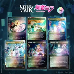 MTG Secret Lair x Hatsune Miku: Digital Sensation EN - Rainbow Foil Sealed NM - Image 1