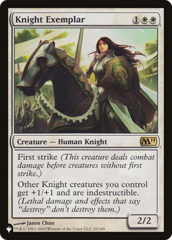 Knight Exemplar (Magic 2011) [The List] - Image 1