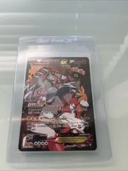 Pokemon TCG Team Magma's Groudon-EX Double Crisis Holo Card 15/34 MP Rare - Image 1