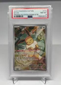 Pokemon TCG PSA Grade 8 Eevee #173 SVP EN Pokemon Promo - Image 2