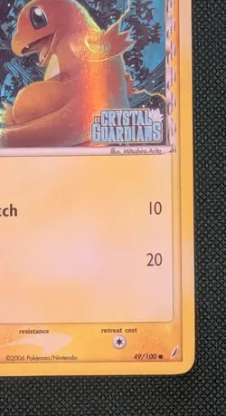 Pokemon TCG Charmander Delta Species 49/100 Crystal Guardians Reverse Holo *Read - Image 5