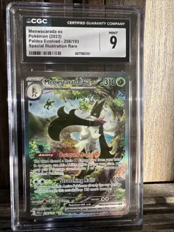Pokemon TCG Meowscarada EX 256/193 Paldea Evolved Special Illustration Rare Holo - Image 1