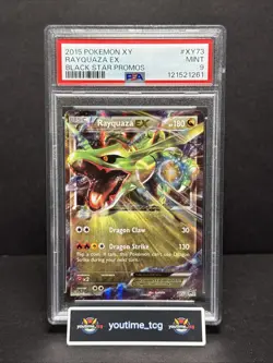 2015 Pokemon Xy Black Star Promos Rayquaza Ex #XY73 PSA 9 - Image 1