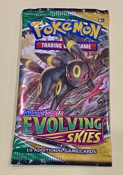 Pokemon TCG Sealed Sword & Shield Evolving Skies Booster Pack - Heavy 22.22g 🔥 - Image 3