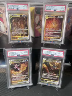 Pokemon Crown Zenith Gold VStar Set of 4 Arceus Giratina Dialga Palkia PSA 10 - Image 1