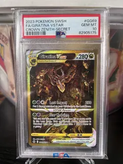Pokemon Crown Zenith Gold VStar Set of 4 Arceus Giratina Dialga Palkia PSA 10 - Image 3