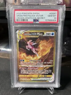 Pokemon Crown Zenith Gold VStar Set of 4 Arceus Giratina Dialga Palkia PSA 10 - Image 5