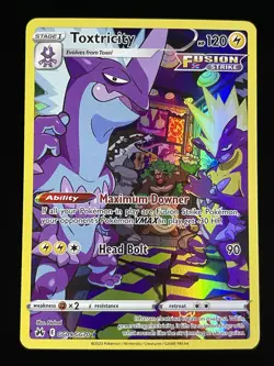 Toxtricity GG09/GG70 NM Ultra Rare Full Art Holo Crown Zenith Pokemon TCG - Image 1