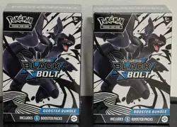 Pokemon TCG: Scarlet & Violet Black Bolt Booster Bundle Sealed Lot of 2 - Image 1