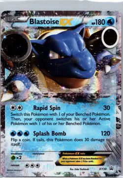 Pokemon TCG Blastoise-EX XY30 XY Black Star Promos Holo MP - Image 1