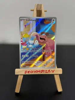 Lickitung Pokemon TCG SV- Temporal Forces 180/162 Illustration Rare NM - Image 1