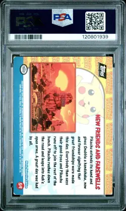 POP 1! 1999 TOPPS POKEMON THE MOVIE EDT 59 NEW FRIENDS AND FAREWELLS PSA 4 VG-EX - Image 2