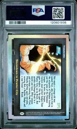 POP 1! 2000 TOPPS POKEMON TV 2 EP5 SHOWDOWN IN PEWTER CITY PSA 4 VG-EX - Image 2