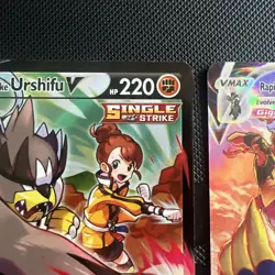 Pokemon Rapid Strike Urshifu VMAX TG21/TG30 Single Strike TG18 V Brilliant Stars - Image 3