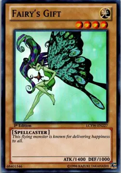 Fairy's Gift LCYW-EN227 1st Edition Holo Yugioh LP - Image 1