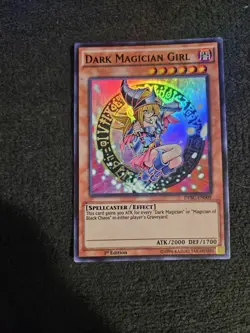 Dark Magician Girl - DPBC-EN009 - Super Rare - 1st Edition Moderately Played Due - Image 1