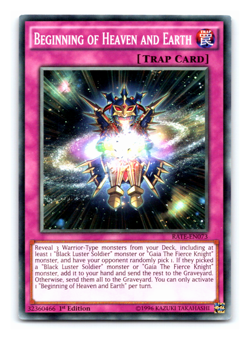 Beginning of Heaven and Earth - RATE-EN073 - Common - 1st Edition - Yugioh - Image 1