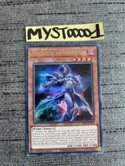 Carte Yu-gi-oh! Priestess Of The Ashened City PHNI-EN093 Ultra Rare Anglais - Image 1