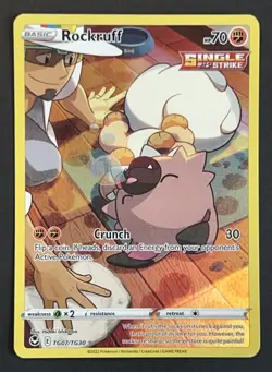 Rockruff TG07/TG30 - Sword & Shield: Silver Tempest - Pokemon card - rare - HOLO - Image 1