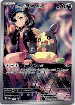 Marnie’s Morpeko Holo Rare SV: Scarlet & Violet Promo Cards 206 NM - Image 1