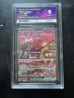 Pokemon Mew EX Black Star Promo TCG Card SVP053 151 ACE 9 - Image 1