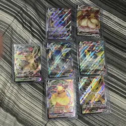 Pokemon TCG Eeveelution Vmax Lot Of 7 Cards! Evolving Skies Set/All NM+💥🥳 - Image 1