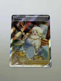Pokemon TCG Melony Crown Zenith: Galarian Gallery Holo Ultra Rare Card GG64/GG70 - Image 1