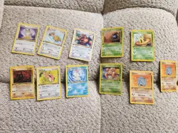 Pokemon TCG 1st Edition Vintage Lot Of 11 Cards Good Condition - Image 1