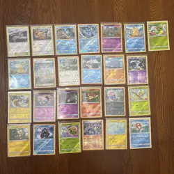Pokemon Vintage Sun & Moon Era Rare 25 Card Lot - Reverse Holos ALL NM - Image 1