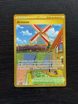 Pokemon Card - Artazon 229/197 Obsidian Flames Hyper Rare Trainer Full Art NM - Image 1