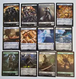 MTG Universe LOTR Set of 42 Token Cards (22 single-sided and 20 double-sided) - Image 1