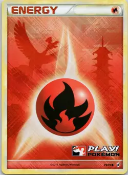 Fire Energy - 89/95 (Play! Pokemon) 089/095 League & Championship Cards LP PKM - Image 1