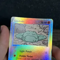 Geodude 55/97 Reverse Holo EX Dragon Pokemon Card E Series MP - Image 2