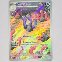 Wugtrio 224/091 Paldean Fates Illustration Rare Holo Pokemon Card TCG English NM - Image 1