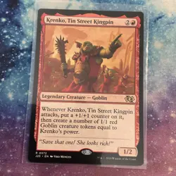 Krenko, Tin Street Kingpin (REGULAR) x1 - MTG Foundations Jumpstart J25 #572 - Image 1