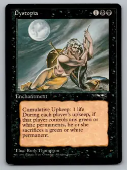 Dystopia Vintage MTG Magic the Gathering R Alliances 6 LP - Image 1