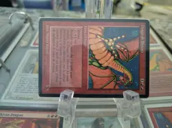 MTG Italian BB Shivan Dragon EX+ Revised Foreign Edition - Image 2
