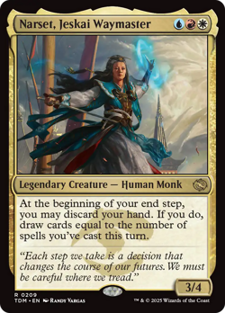 Narset, Jeskai Waymaster [Tarkir: Dragonstorm] Magic MTG - Image 1