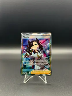 Pokemon TCG Marnie Full Art Promo SWSH Black Star Promos SWSH121 NM - Image 1
