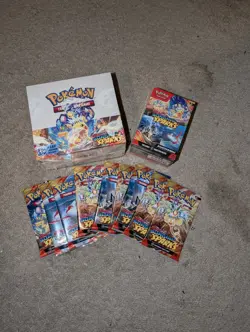 Pokemon TCG Surging Sparks Booster Box, Booster Bundle + 9 Pack Lot - NEW SEALED - Image 1