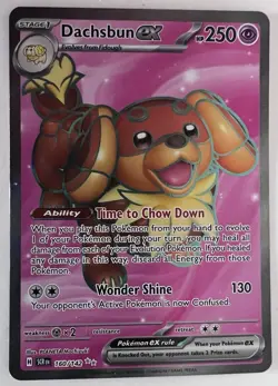 Pokemon Dachsbun ex 160/142 Stellar Crown Holo (Scarlet & Violet) Pack Fresh 🔥 - Image 1